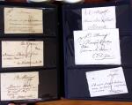 PARIS 1718-1851, Plus de 100 lettres en album offrant