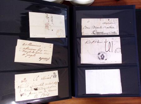 PARIS 1718-1851, Plus de 100 lettres en album offrant