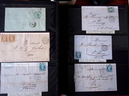 70 lettres avec cachets d'AMBULANTS et CONVOYEURS,