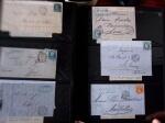 70 lettres avec cachets d'AMBULANTS et CONVOYEURS,