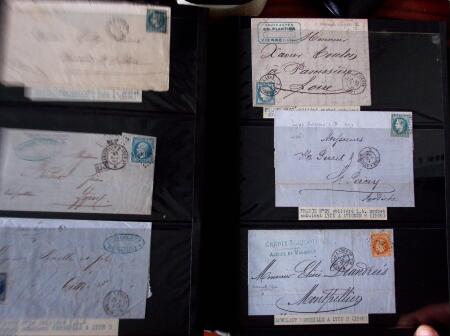 70 lettres avec cachets d'AMBULANTS et CONVOYEURS,