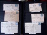 70 lettres avec cachets d'AMBULANTS et CONVOYEURS,