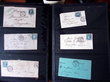 70 lettres avec cachets d'AMBULANTS et CONVOYEURS,