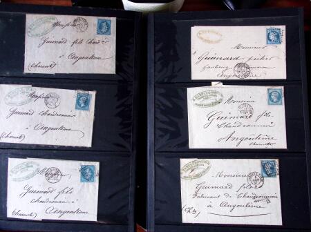 70 lettres avec cachets d'AMBULANTS et CONVOYEURS,