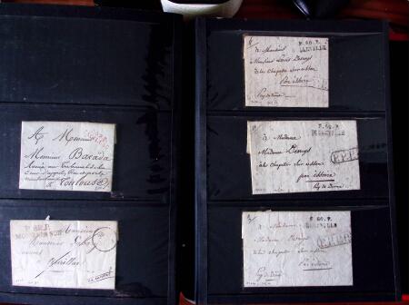 70 lettres avec cachets d'AMBULANTS et CONVOYEURS,