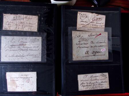70 lettres avec cachets d'AMBULANTS et CONVOYEURS,