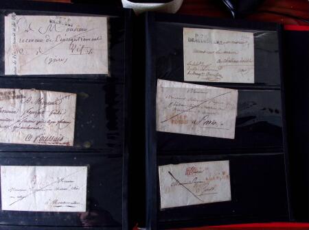 70 lettres avec cachets d'AMBULANTS et CONVOYEURS,