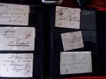 70 lettres avec cachets d'AMBULANTS et CONVOYEURS,