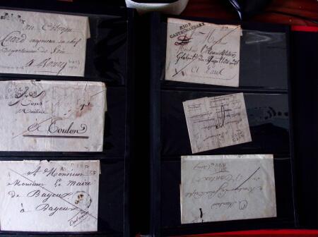 70 lettres avec cachets d'AMBULANTS et CONVOYEURS,