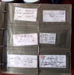 CURSIVES 1827-1854, Env. 340 lettres en classeur, dont