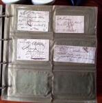 CURSIVES 1827-1854, Env. 340 lettres en classeur, dont