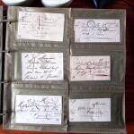 CURSIVES 1827-1854, Env. 340 lettres en classeur, dont