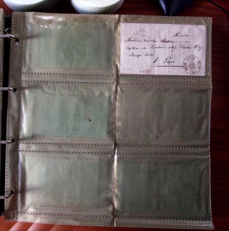 CURSIVES 1827-1854, Env. 340 lettres en classeur, dont