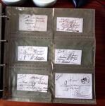 CURSIVES 1827-1854, Env. 340 lettres en classeur, dont
