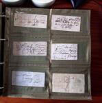 CURSIVES 1827-1854, Env. 340 lettres en classeur, dont