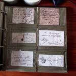 CURSIVES 1827-1854, Env. 340 lettres en classeur, dont
