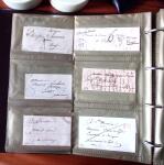 CURSIVES 1827-1854, Env. 340 lettres en classeur, dont