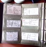 CURSIVES 1827-1854, Env. 340 lettres en classeur, dont
