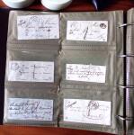 CURSIVES 1827-1854, Env. 340 lettres en classeur, dont