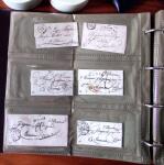 CURSIVES 1827-1854, Env. 340 lettres en classeur, dont
