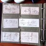 CURSIVES 1827-1854, Env. 340 lettres en classeur, dont