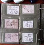 CURSIVES 1827-1854, Env. 340 lettres en classeur, dont