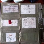 CURSIVES 1827-1854, Env. 340 lettres en classeur, dont