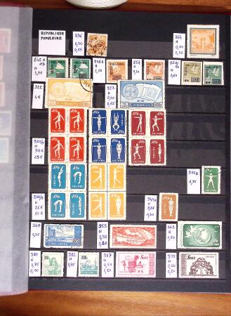 1870-2000, Collection avec surtout faciale France,