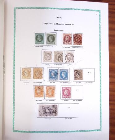 1849-1985, Collection de timbres de France en 2 albums