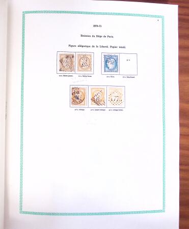 1849-1985, Collection de timbres de France en 2 albums