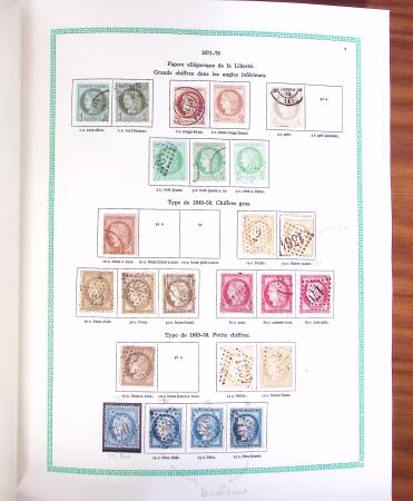 1849-1985, Collection de timbres de France en 2 albums