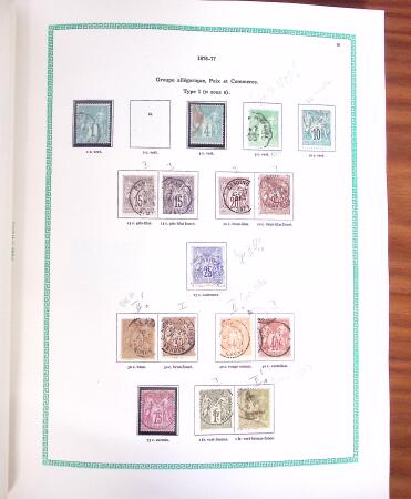 1849-1985, Collection de timbres de France en 2 albums