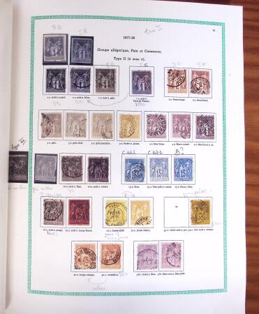 1849-1985, Collection de timbres de France en 2 albums