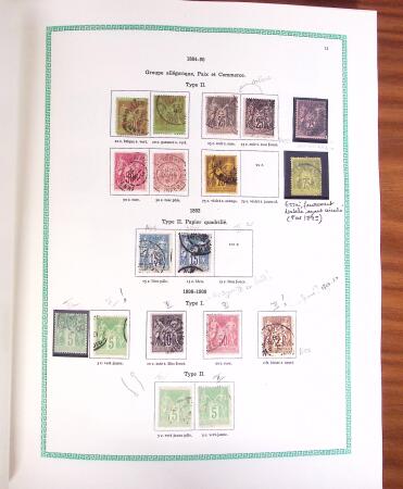1849-1985, Collection de timbres de France en 2 albums