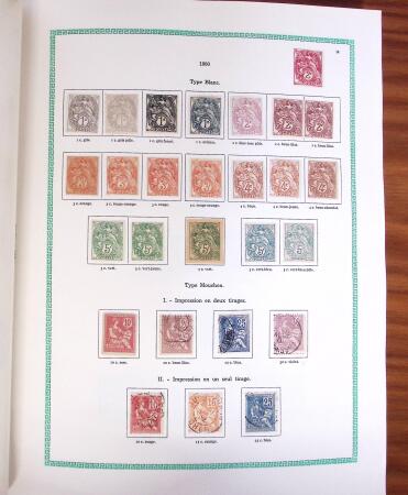 1849-1985, Collection de timbres de France en 2 albums