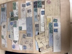 1849-1980, 2 Grandes pochettes avec de nombreuses lettres