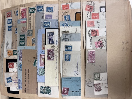 1849-1980, 2 Grandes pochettes avec de nombreuses lettres