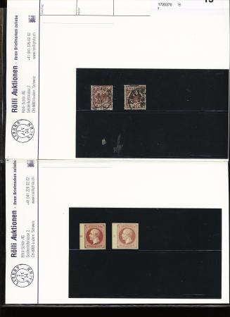 1872-1950, Small selection of mint and used items from