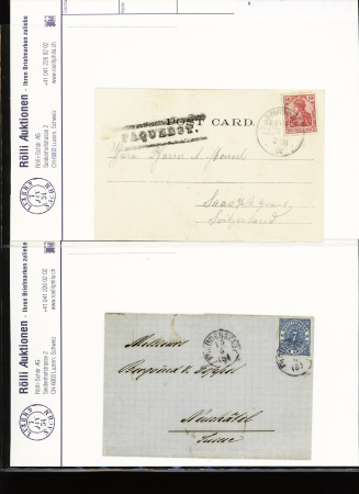 1872-1950, Small selection of mint and used items from