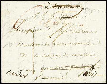 1810 (1 Mars) Lettre d'un militaire français portant