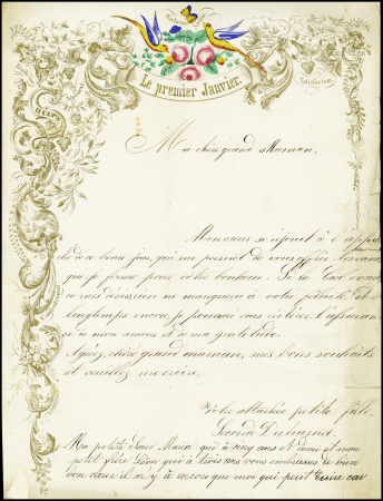 EARLIEST known usage of the AFRANCHISSEMENT INSUFFISANT