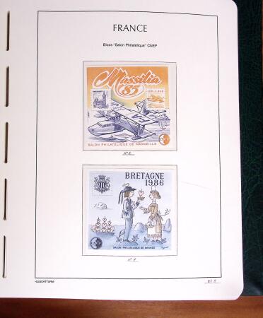 1980-2018, Collection de blocs CNEP complète de 1980
