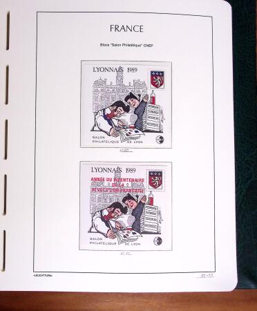 1980-2018, Collection de blocs CNEP complète de 1980