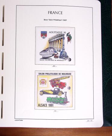 1980-2018, Collection de blocs CNEP complète de 1980