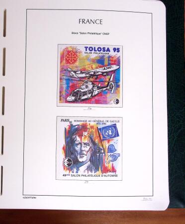 1980-2018, Collection de blocs CNEP complète de 1980