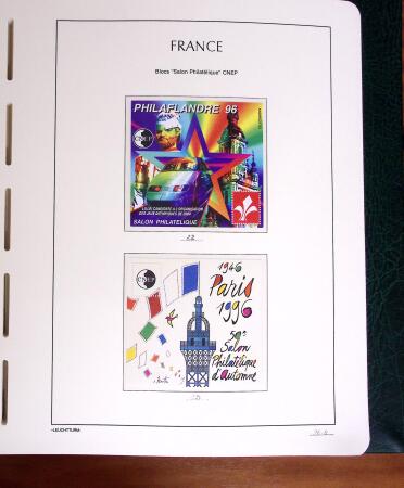 1980-2018, Collection de blocs CNEP complète de 1980