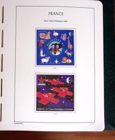 1980-2018, Collection de blocs CNEP complète de 1980