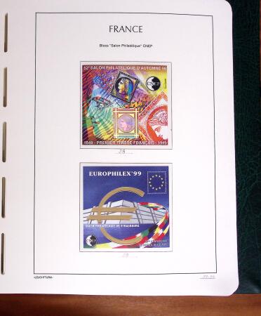 1980-2018, Collection de blocs CNEP complète de 1980