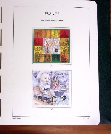 1980-2018, Collection de blocs CNEP complète de 1980