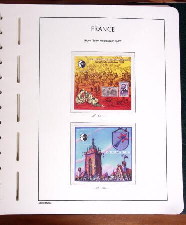 1980-2018, Collection de blocs CNEP complète de 1980